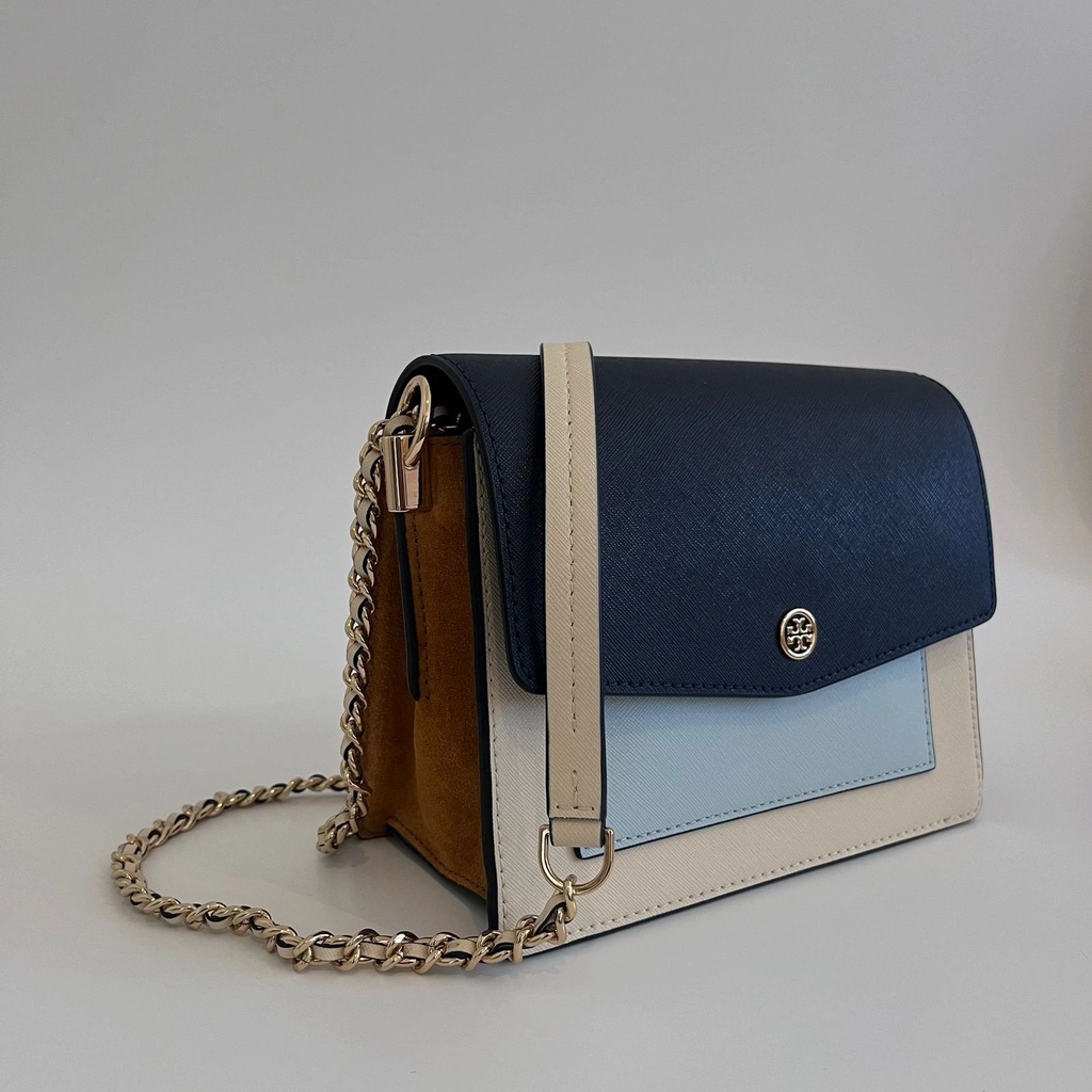 Tory burch mixed meterial shoulder bag