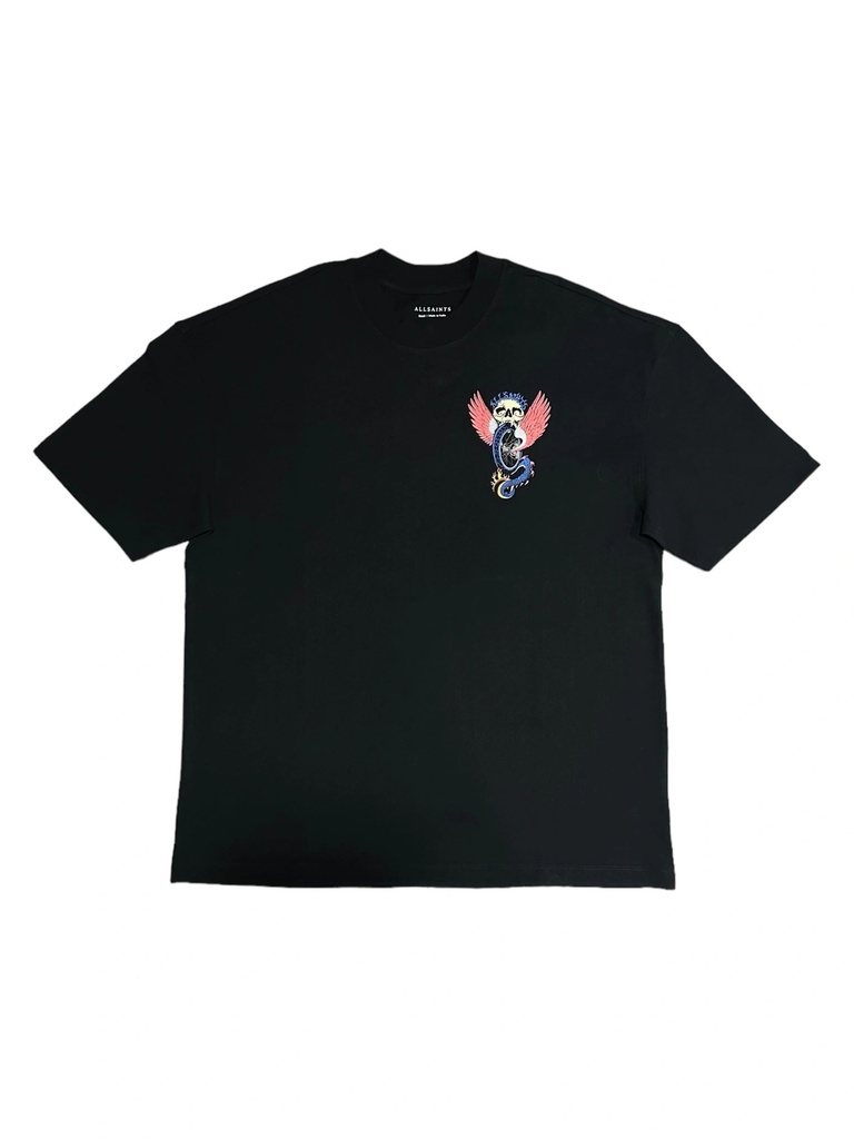 All Saints playera negra de Calavera