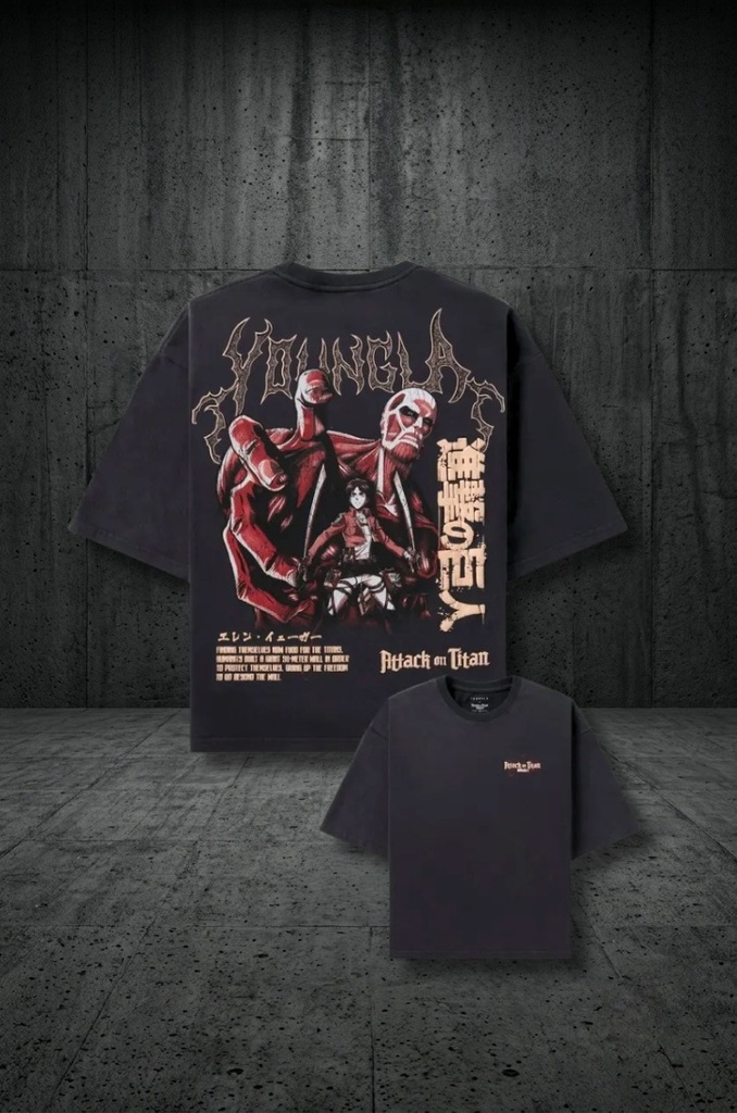 AOT© x YLA Cropped Tees Defense of Trost