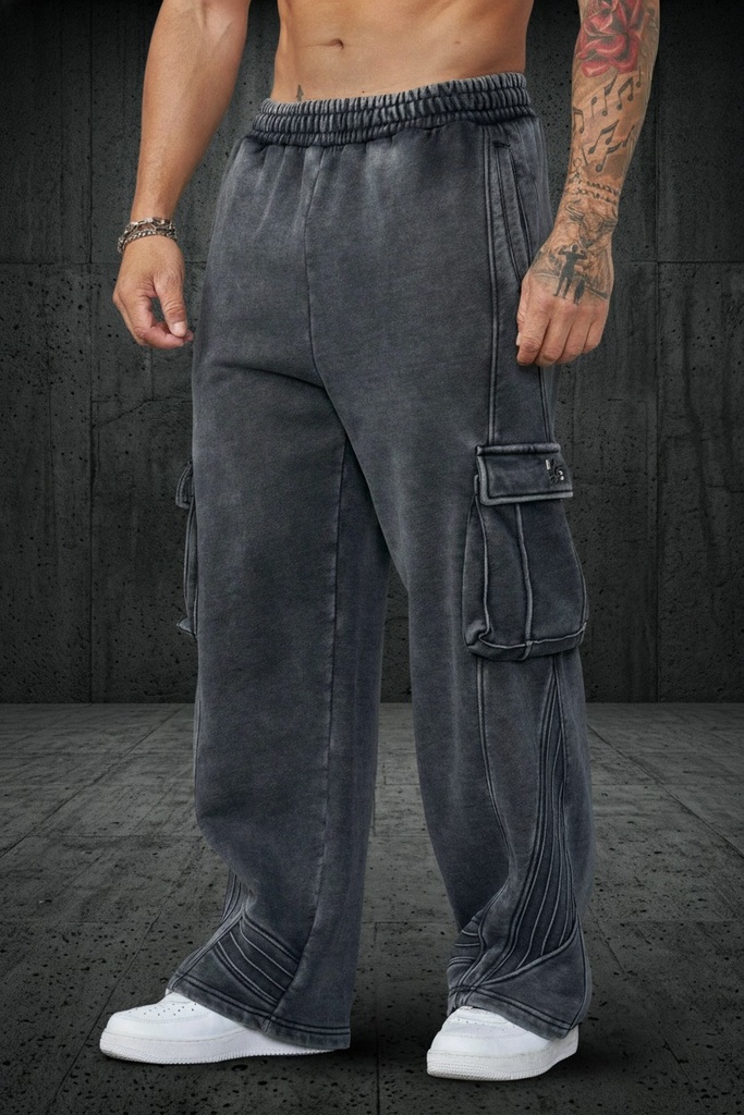 Batman Armored Sweats - Grey Wash