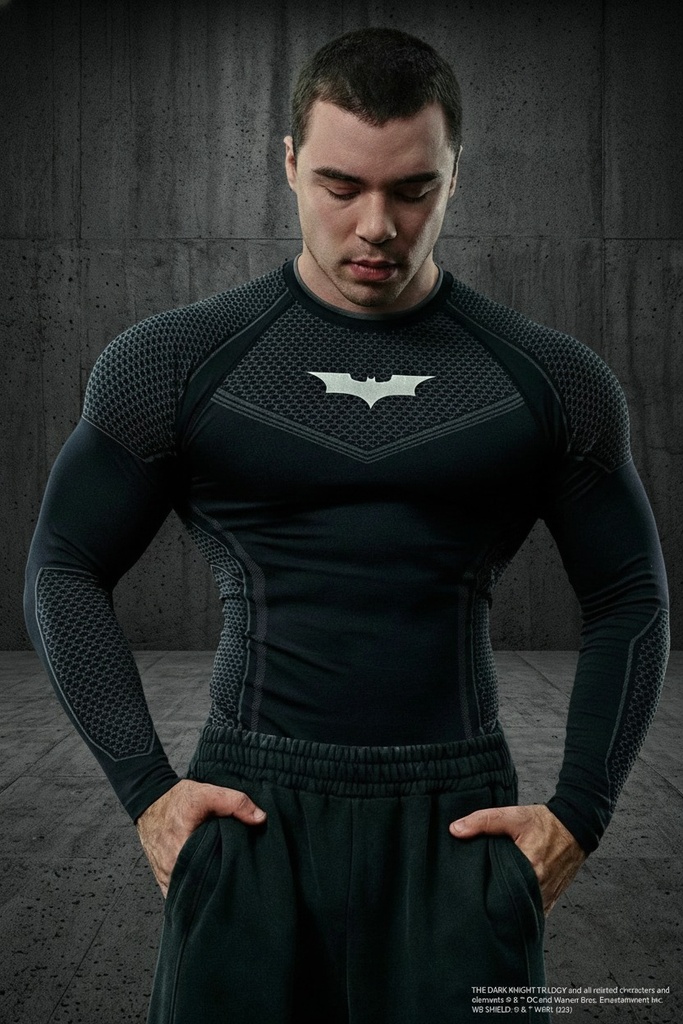 Batman Compression Longsleeves - Black