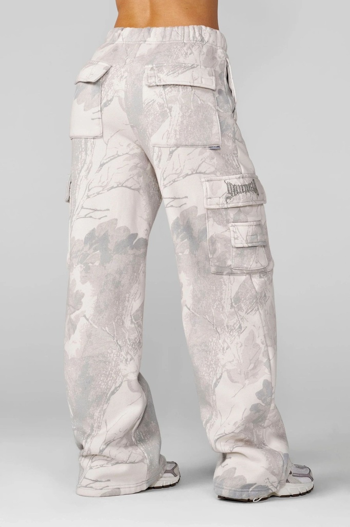 Camo Cargo Joggers - Grey Spring Camo