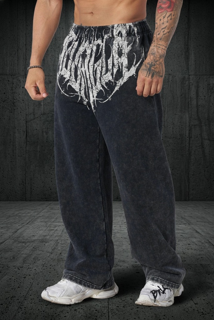 Dark Wave Joggers - Black Wash
