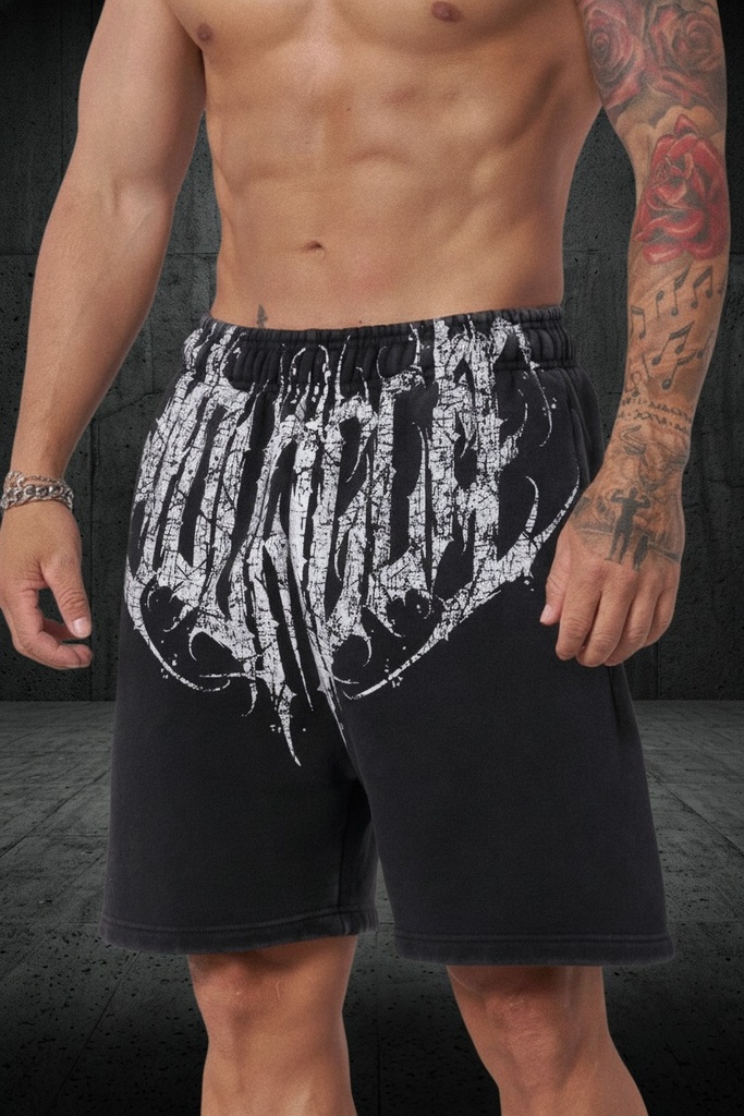 Dark Wave Shorts - Black