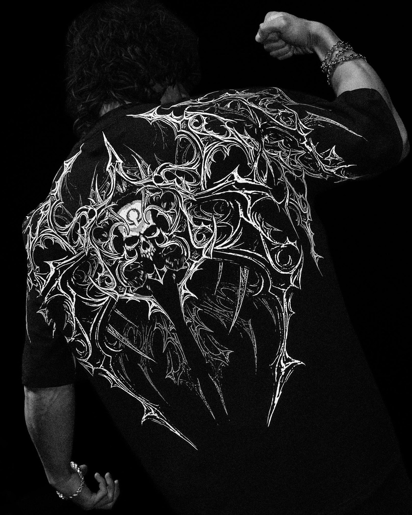 Deathwing Oversized T- shirt [VOID BLACK]