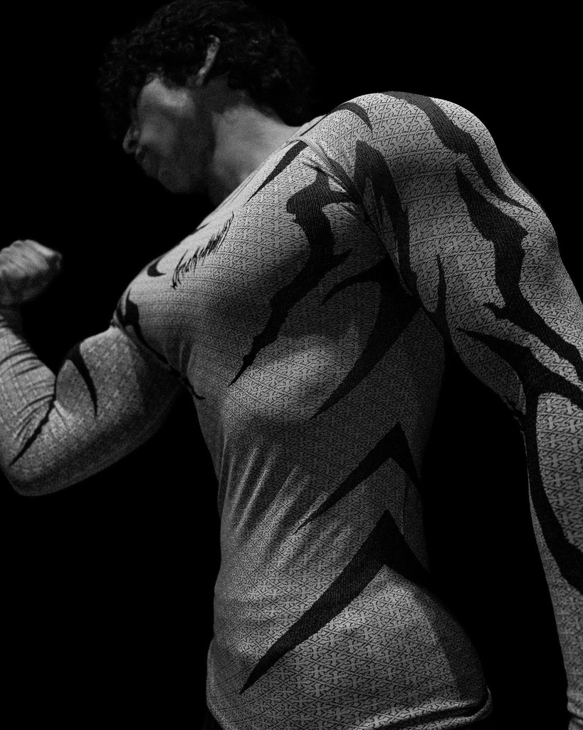 DOOM TECH™ ARMORED LONGSLEEVE COMPRESSION - [DIVINE WHITE]