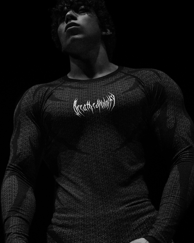DOOM TECH™ ARMORED LONGSLEEVE COMPRESSION - [MIDNIGHT]