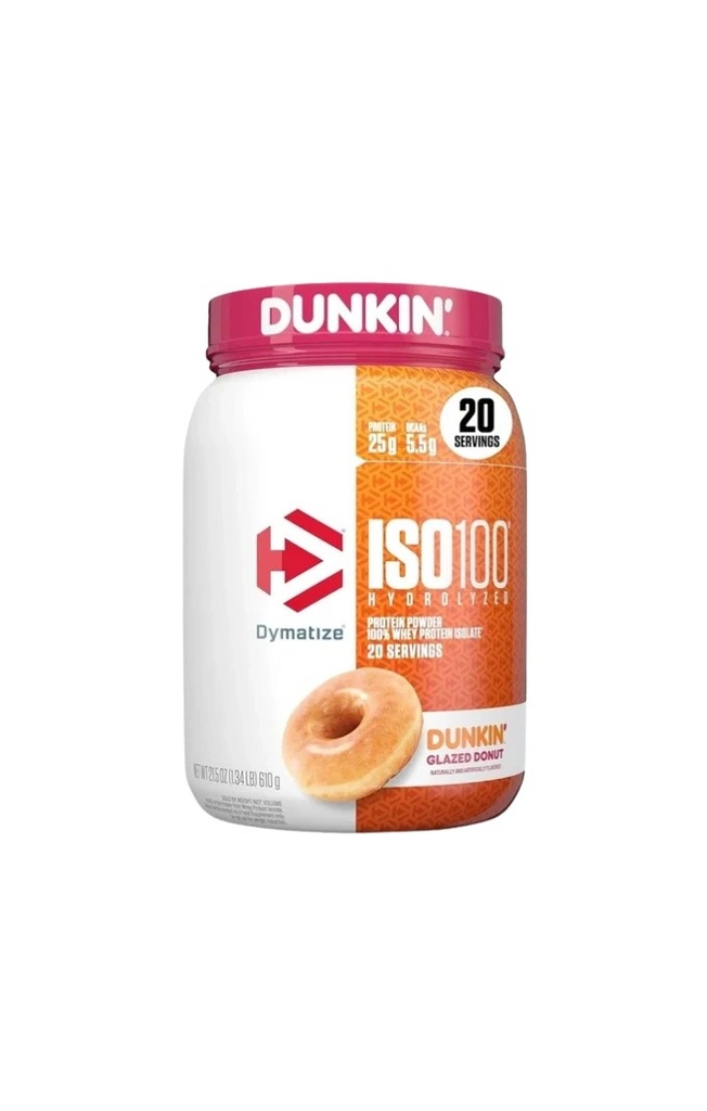 Dymatize Iso 100 Dunkin 20Srv - Glazed Donut
