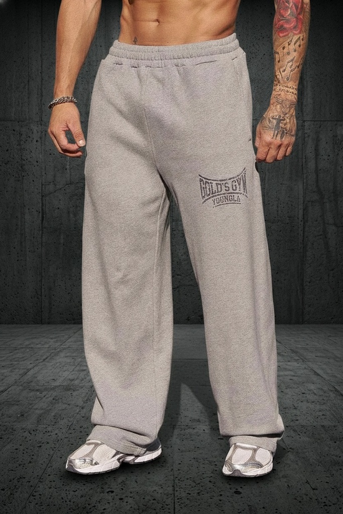 Gold's Iron Legacy Heritage Sweats - Heather Grey