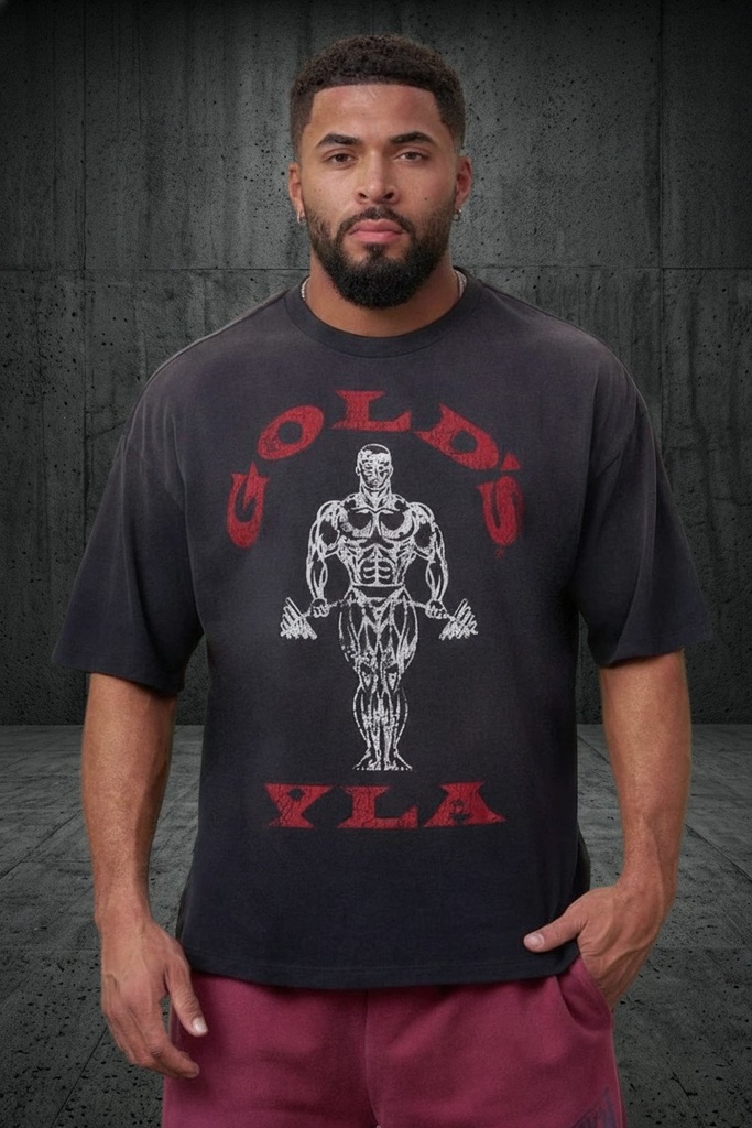 Gold's Iron Legacy Icon Tees - Black