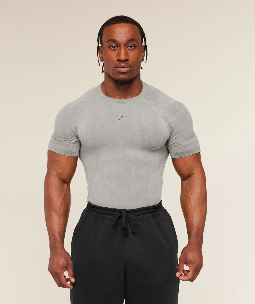Gymshark Charge T-Shirt - Black/Wash