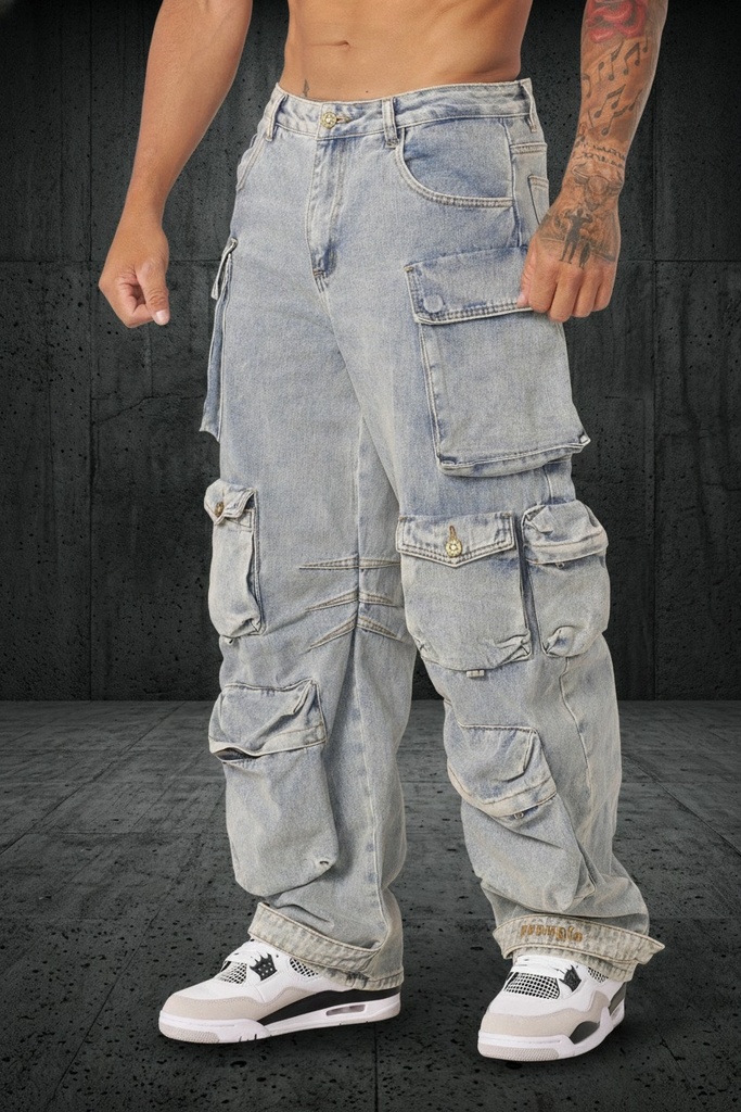 Hella Pocket Jeans - Blue Wash