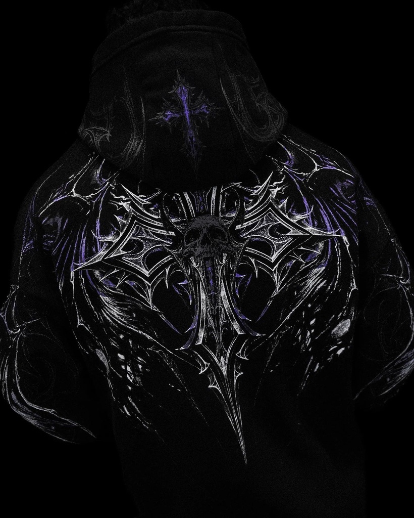 NIGHTFALL OVERSIZED PULLOVER HOODIE - [DUSK]