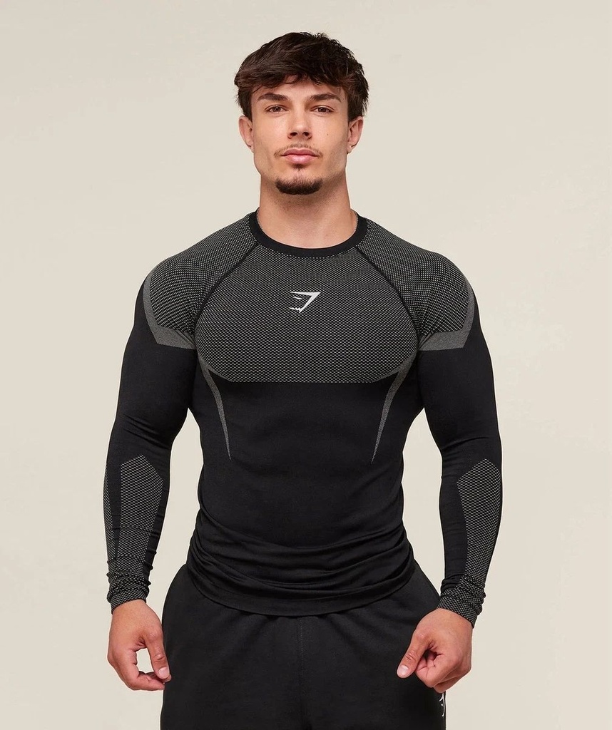 Onyx 5.0 Long Sleeve T-Shirt- Black Grey