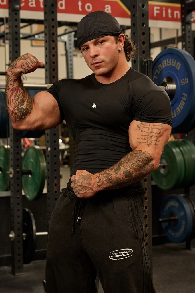 POSTURE COMPRESSION TEES - Black