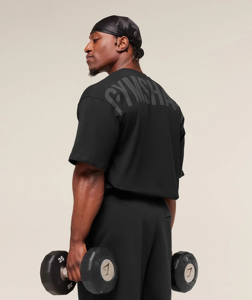 Power T-Shirt - Black/Asphalt Grey
