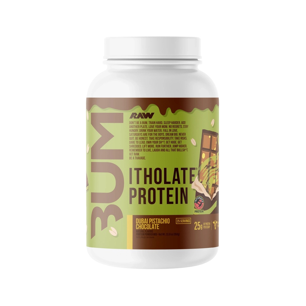 RAW CBUM ITHOLATE 2 LBS SABOR DUBAI PISTACHIO CHOCOLATE