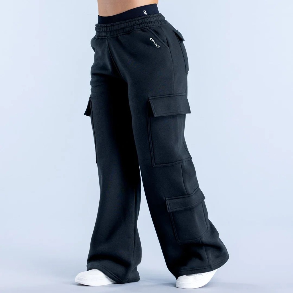Revive Cargo Jogger - Midnight Black
