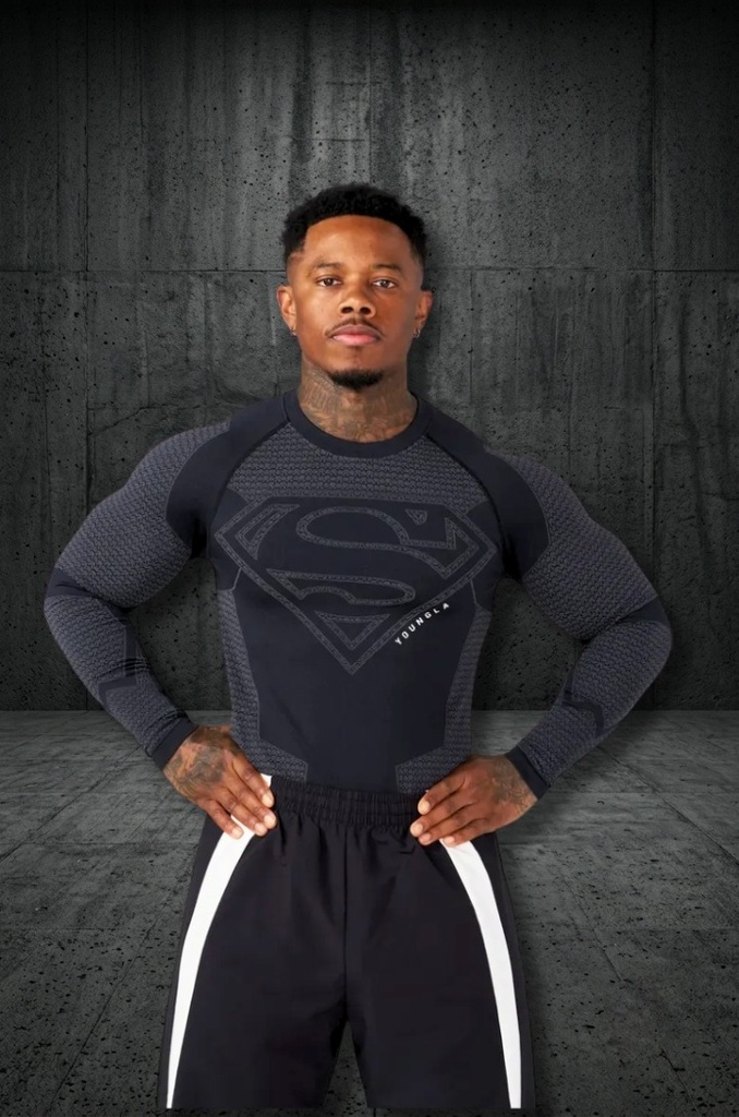 Superman Compression Longsleeves - Black
