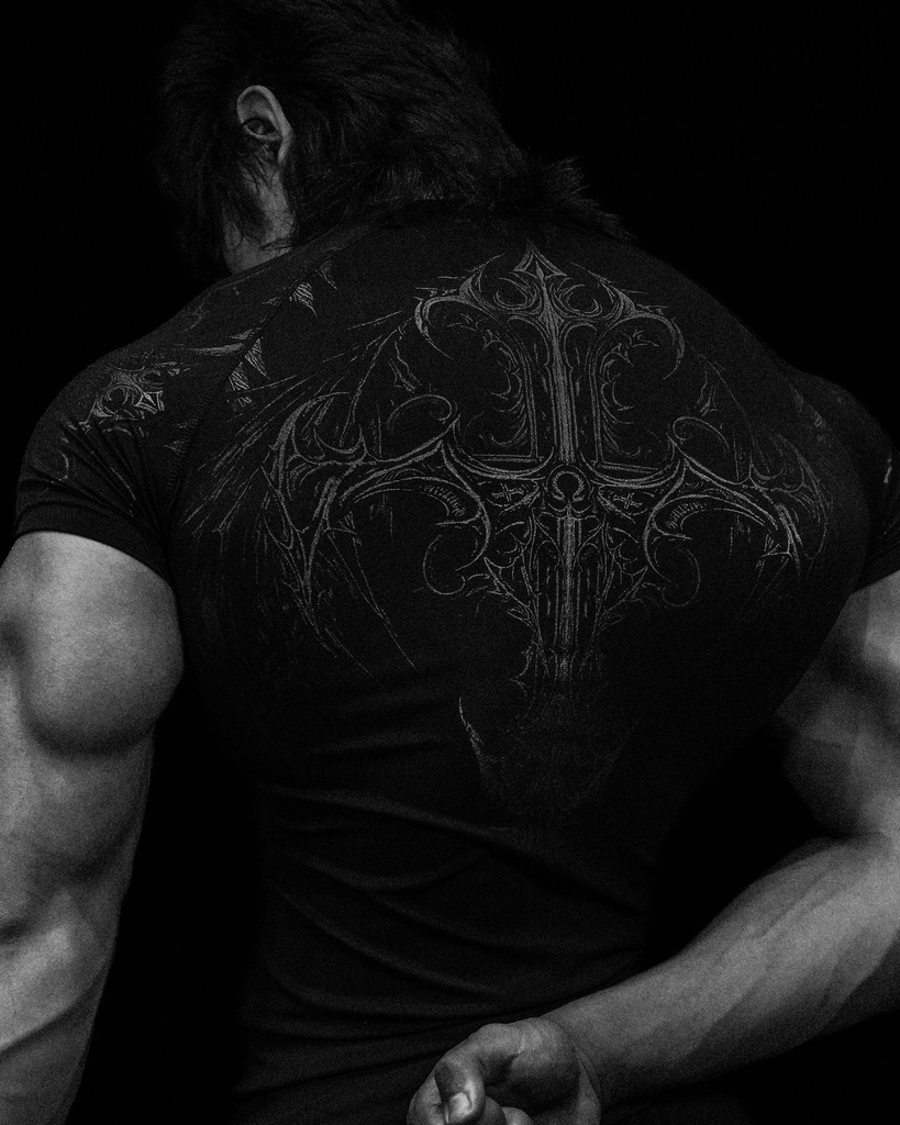 VOID TECH™ FALLEN KNIGHt SHORT SLEEVE COMPRESSION - [DARKNESS]