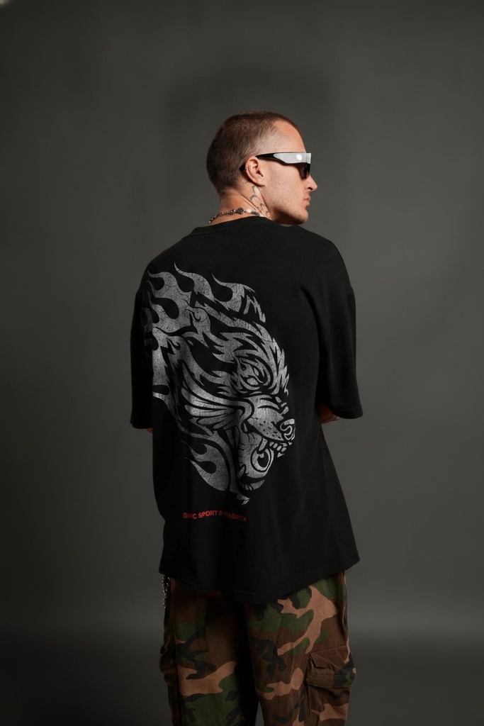 VON DARC PREMIUM OVERSIZED TEE IN BLACK