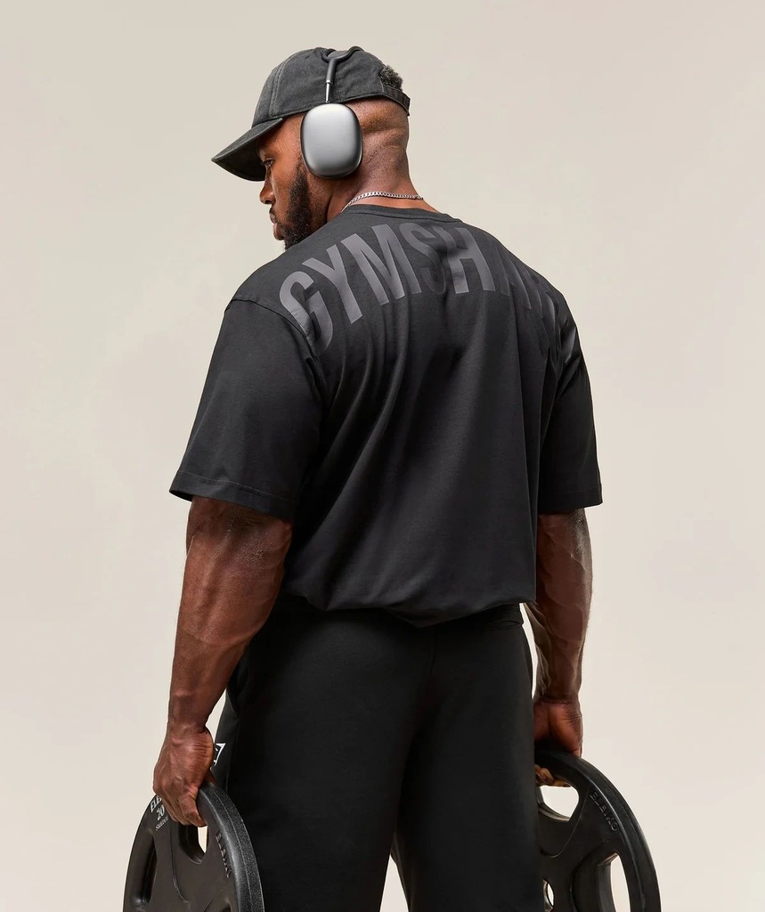 POWER T-SHIRT-Black