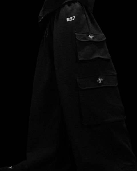 937 UNCUFFED LUXURY CARGOS - [VOID BLACK]