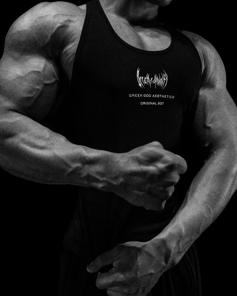 GREEK GOD AESTHETICS BODYBUILDING STRINGER - [VOID BLACK] [JUN 2026]