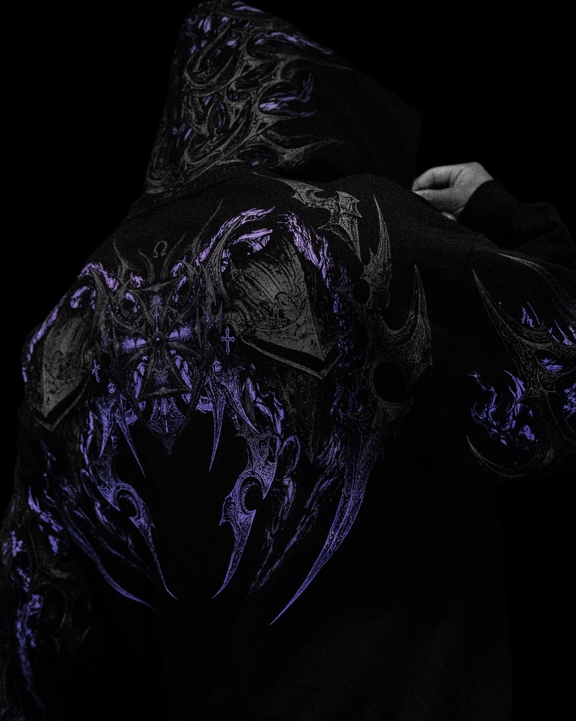 BERSERKER OVERSIZED ZIP-UP HOODIE - [DUSK] [JUN 2026]