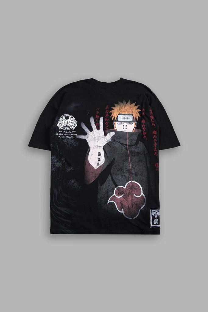 Akatsuki Pain "Side-By-Side" Series Premium Tee - [BLACK]