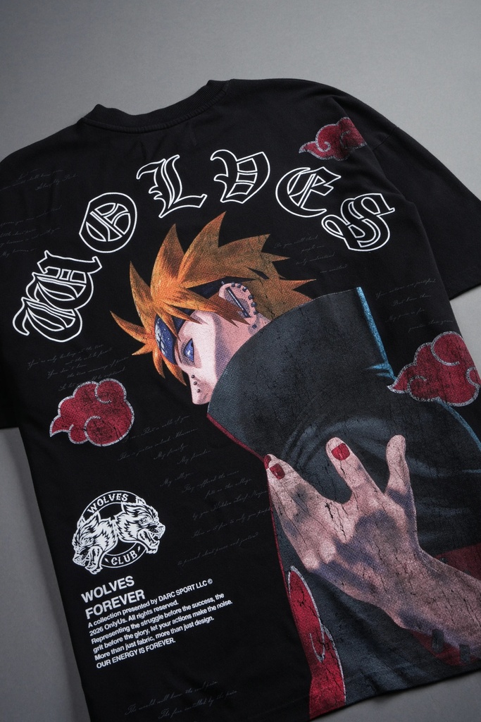 No Pain No Gain Premium Oversized Tee - [BLACK]