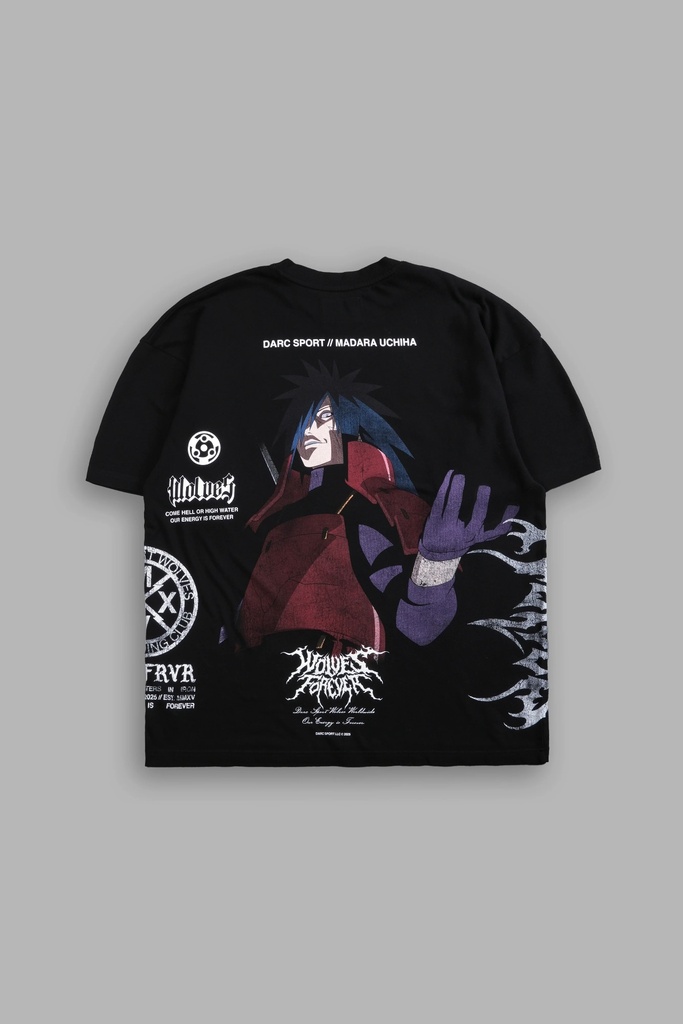 MADARA "SIDE BY SIDE" SERIES PREMIUM TEE IN BLACK